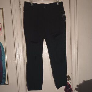 American Bazi Destroyed Mom Jeans Black Size 2X